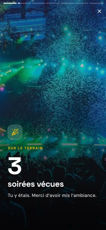 Rétrospective : « 3 soirées vécues » sur une photo de concert